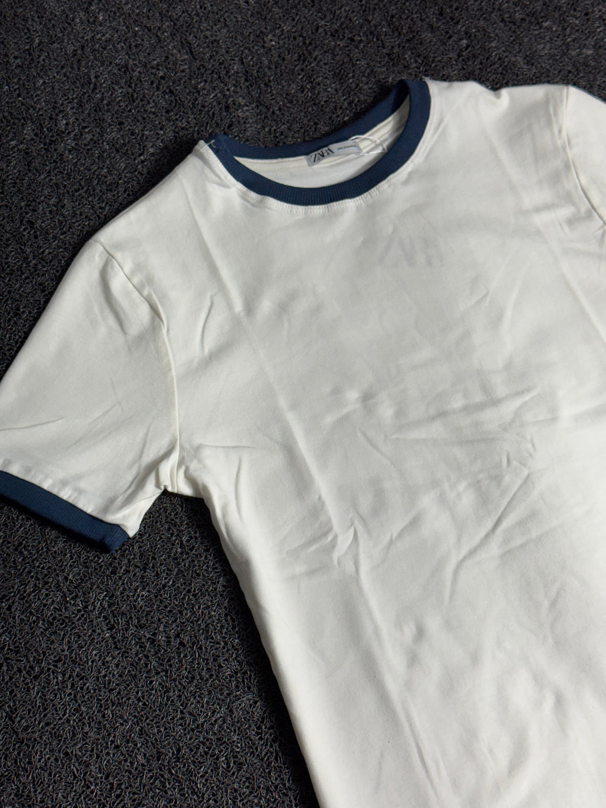 Camisa Lisa Gola Bicolor Zara