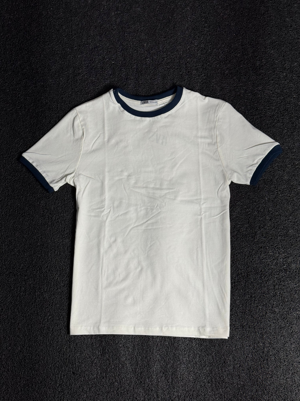 Camisa Lisa Gola Bicolor Zara