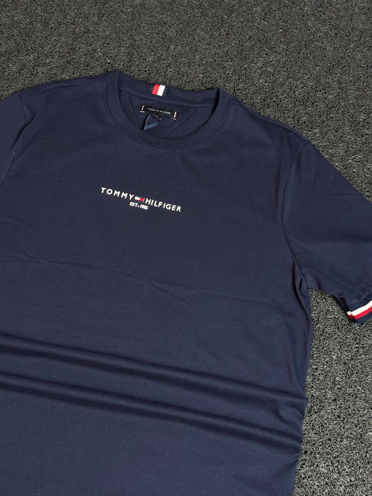 Camisa Tommy Hilfiger Masculina Azul — Estilo Casual