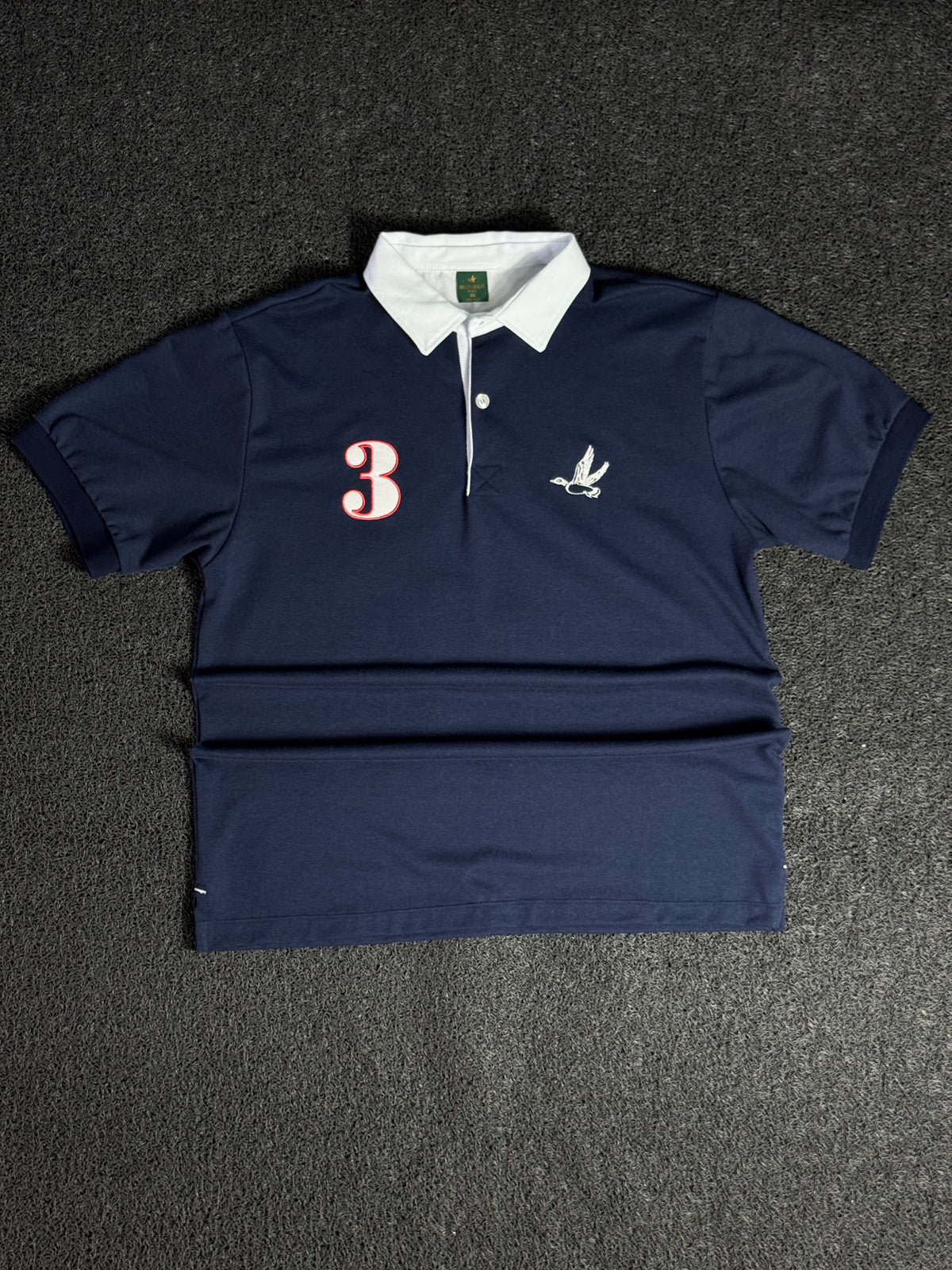 Camisa Polo Brooksfield Masculina Azul-marinho — Gola Polo Clássica
