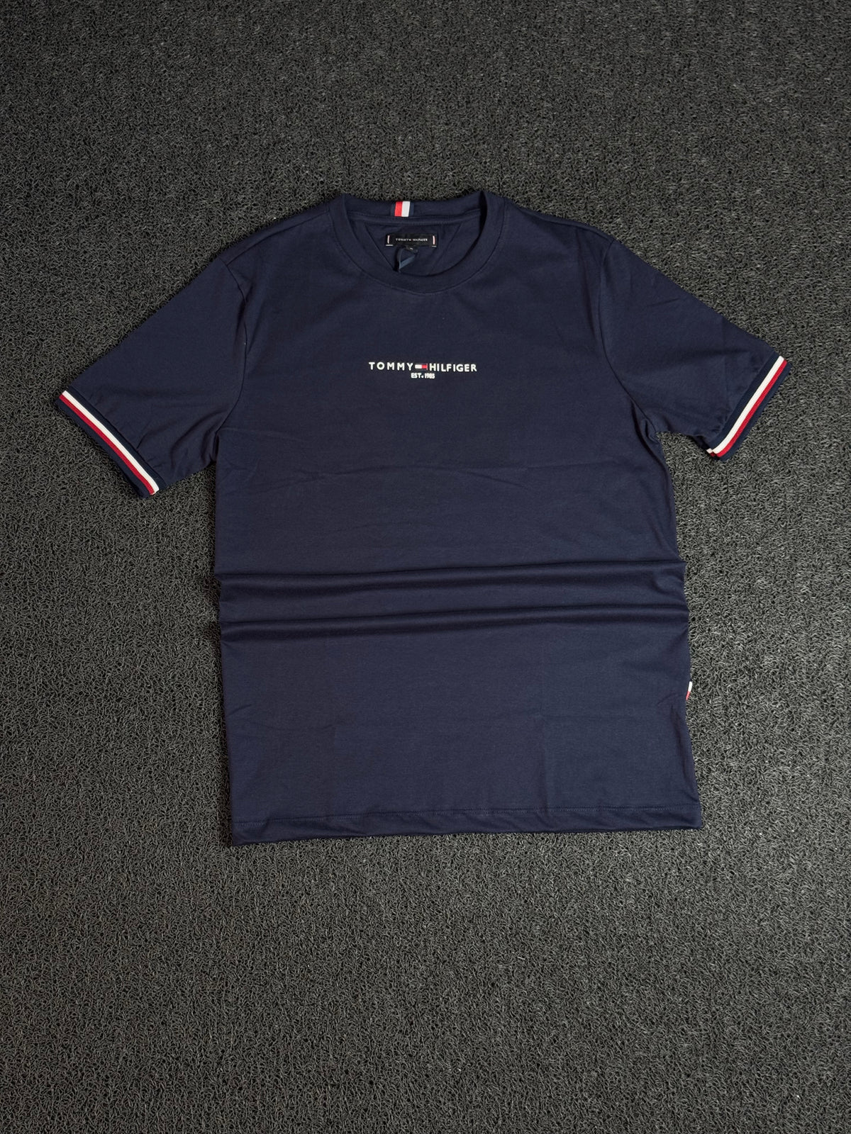 Camisa Tommy Hilfiger Masculina Azul — Estilo Casual
