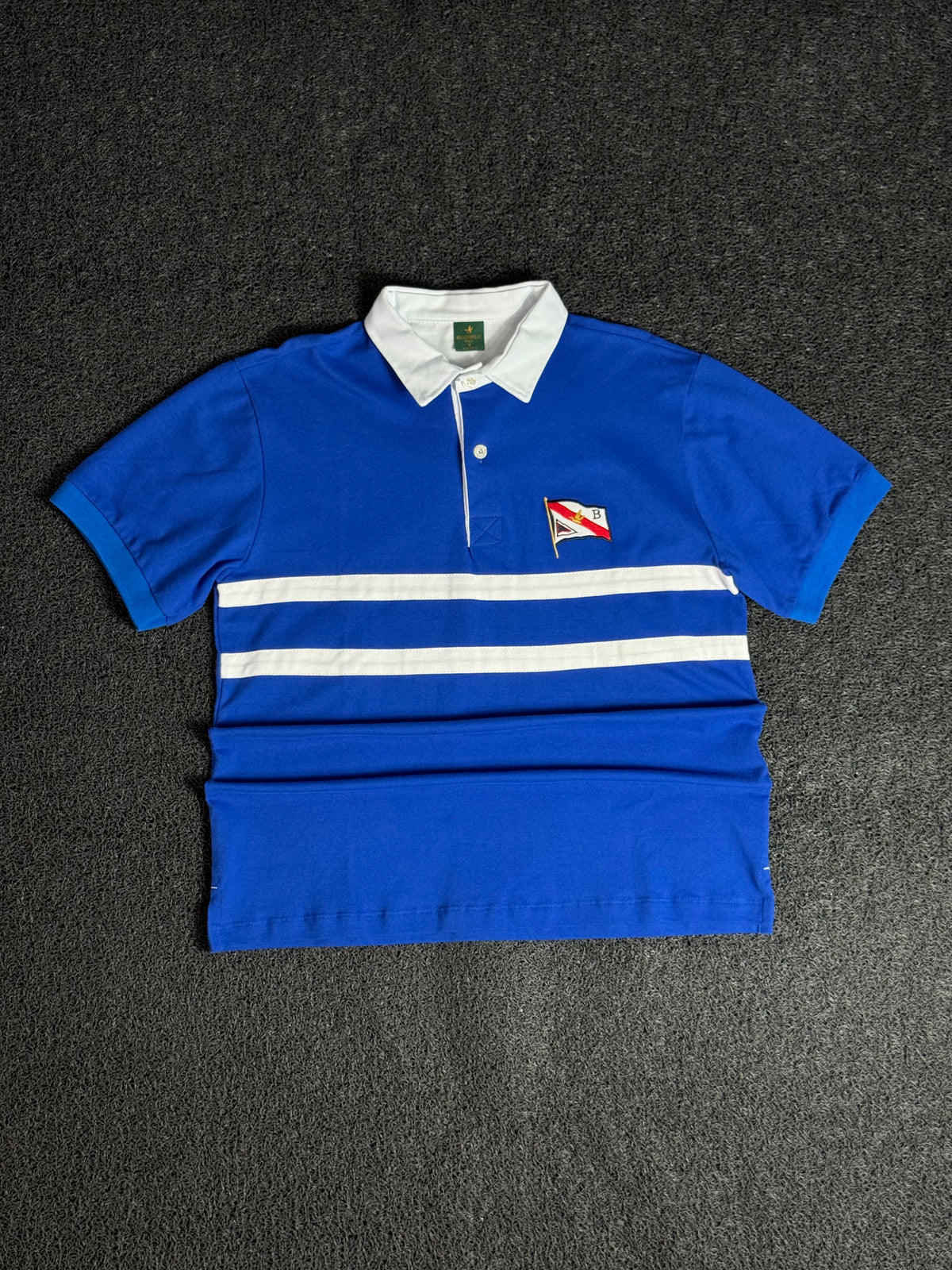 Camisa Polo Brooksfield Masculina Azul — Gola Polo Clássica