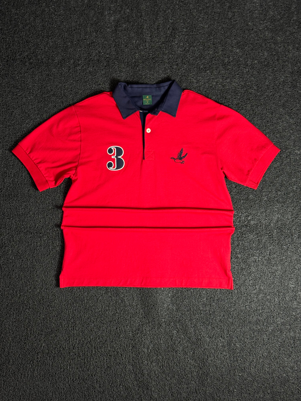 Camisa Polo Brooksfield Masculina Vermelha — Gola Polo Clássica