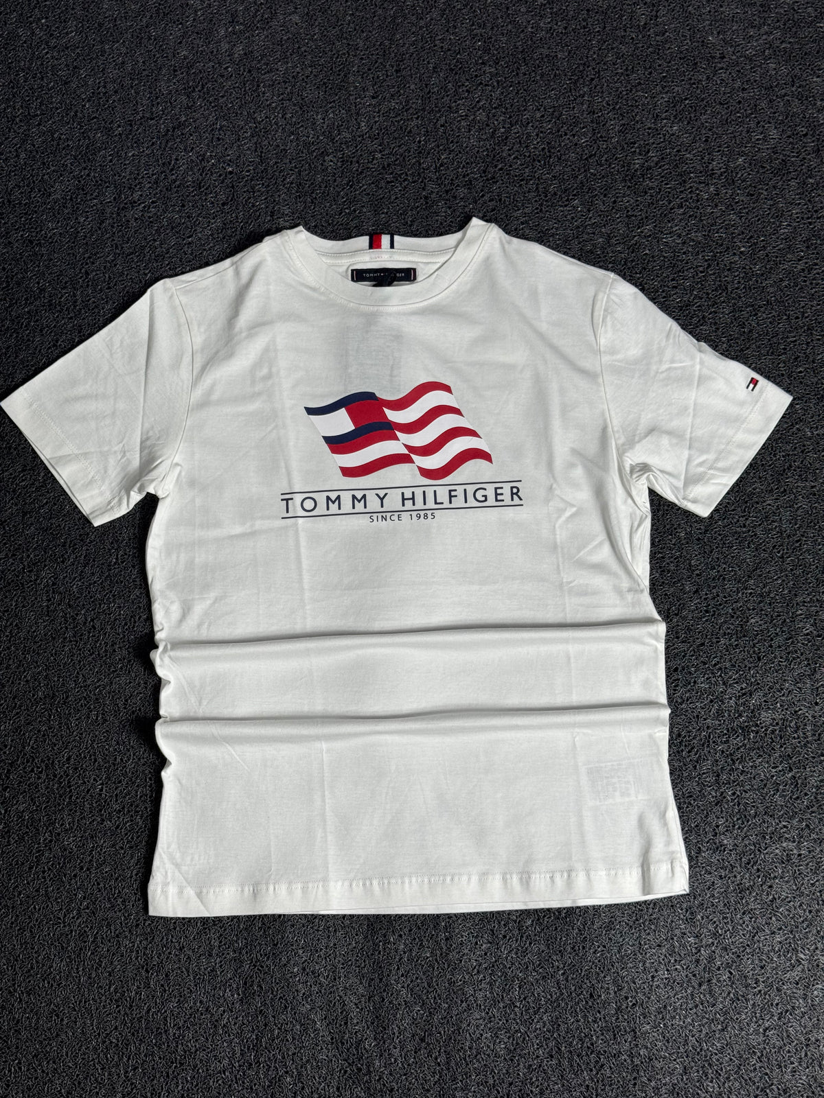 Camisa Tommy Hilfiger Masculina Branca — Estilo Casual