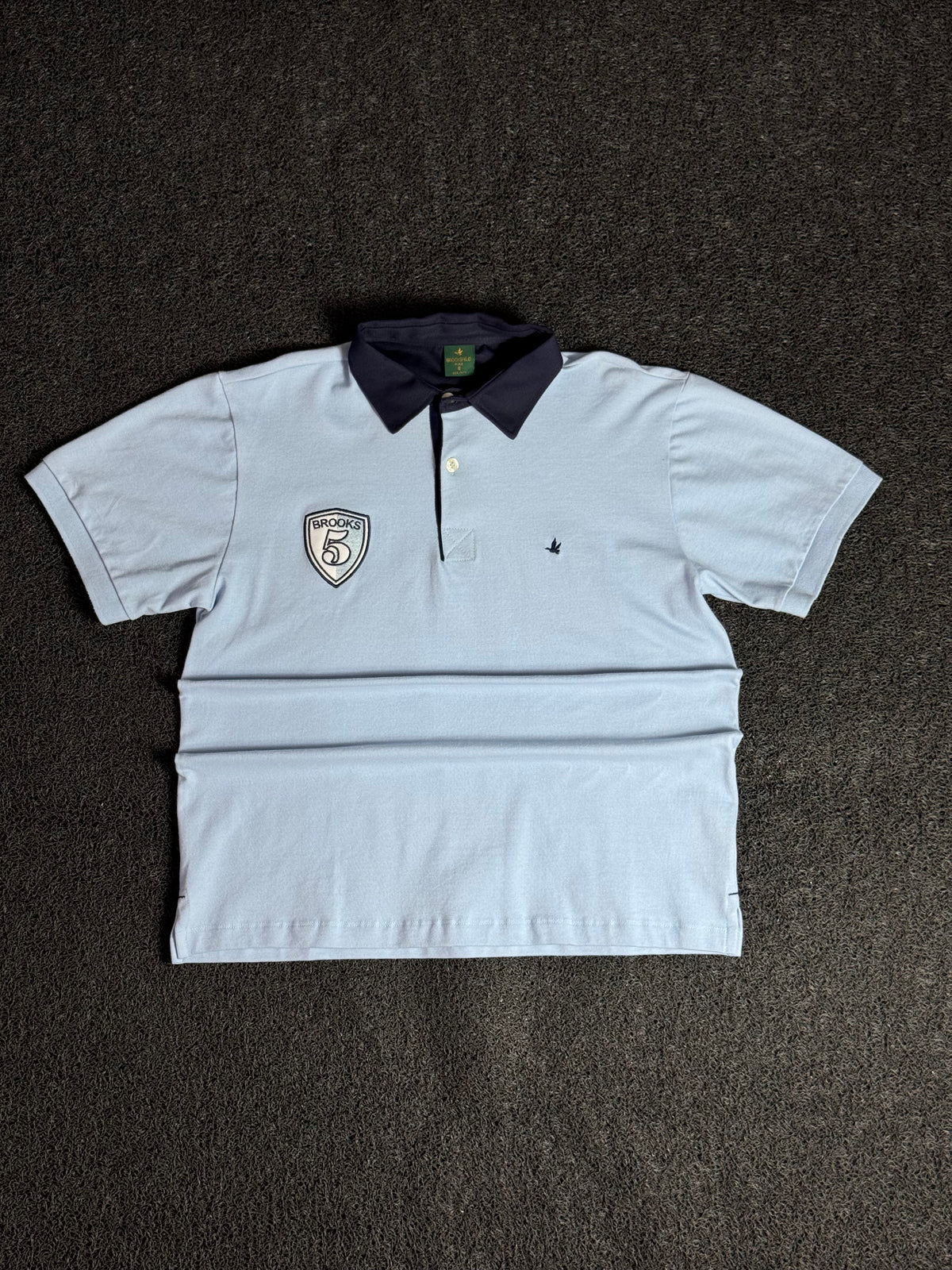 Camisa Polo Brooksfield Masculina Branca — Gola Polo Clássica
