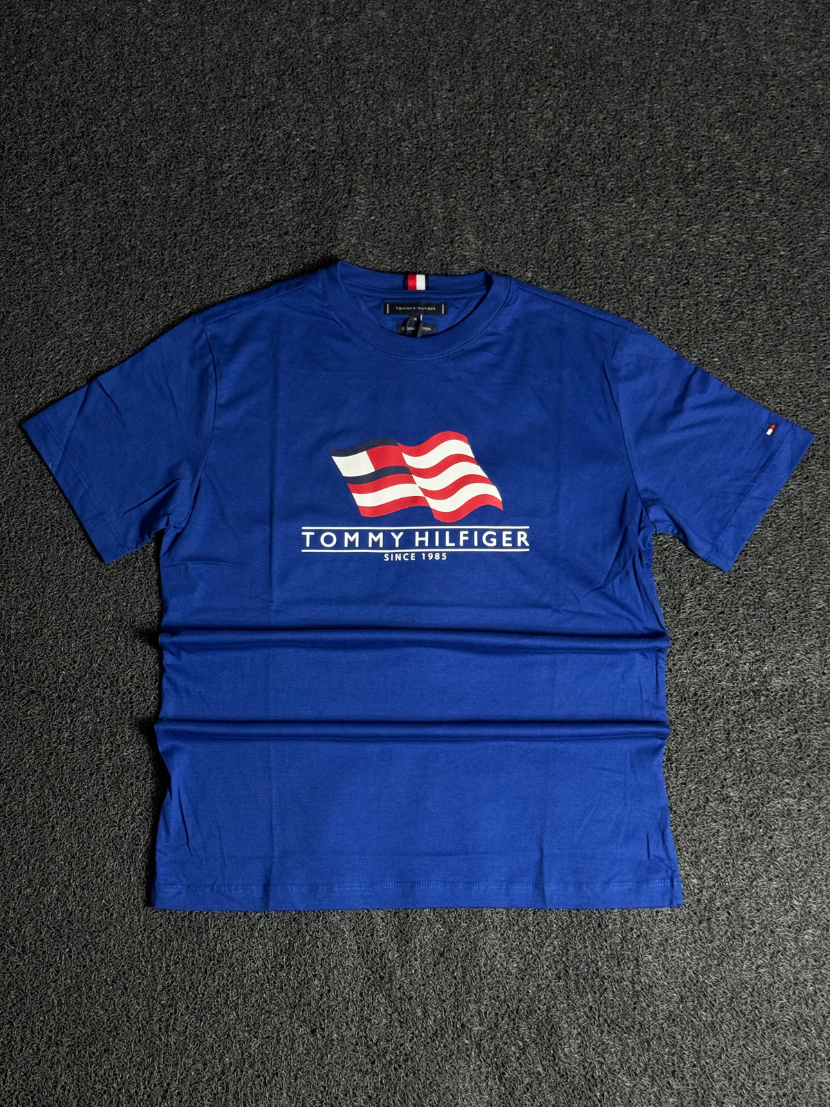 Camisa Tommy Hilfiger Masculina Azul royal — Estilo Casual