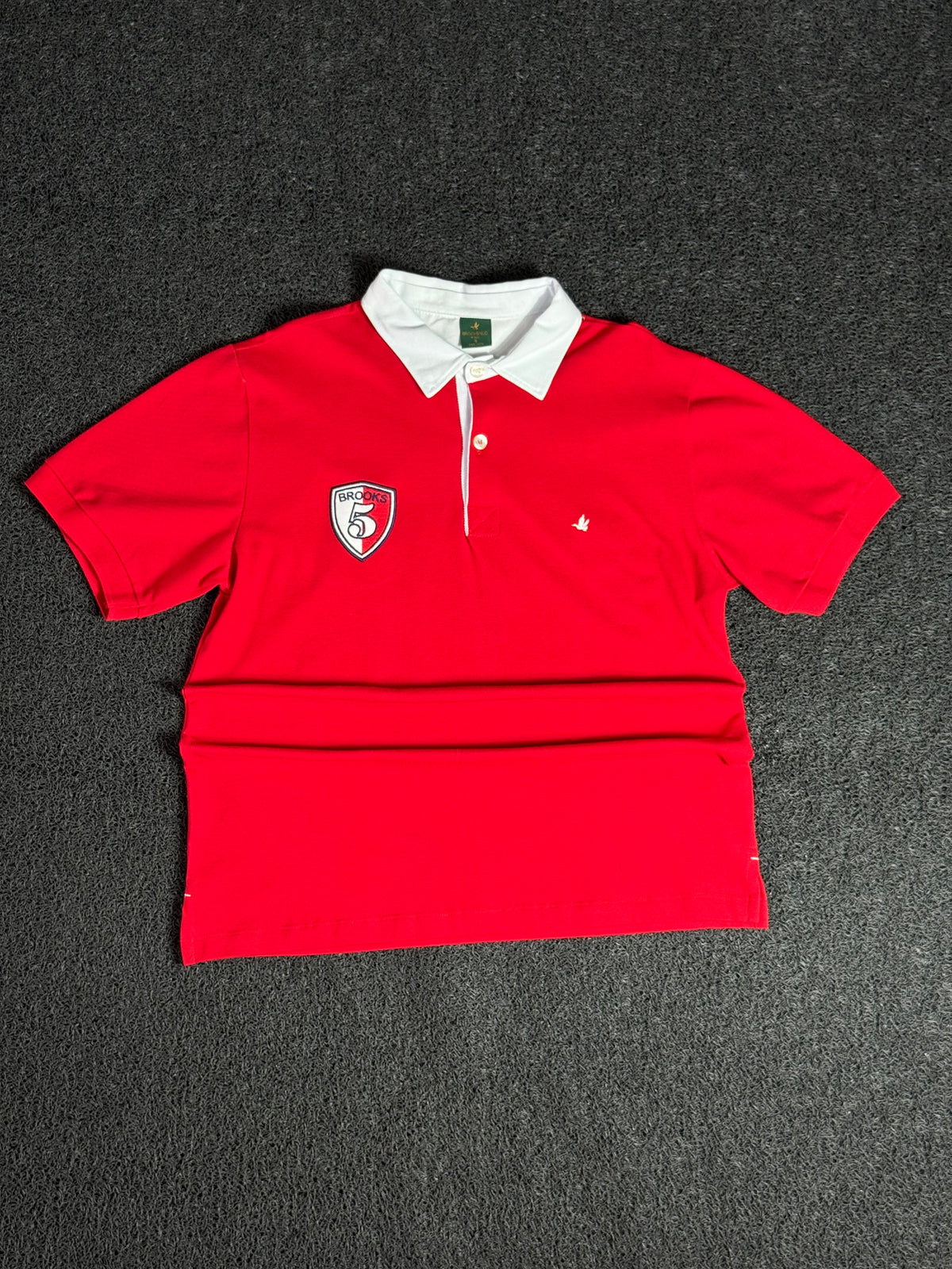 Camisa Polo Brooksfield Masculina Vermelha — Gola Polo Clássica