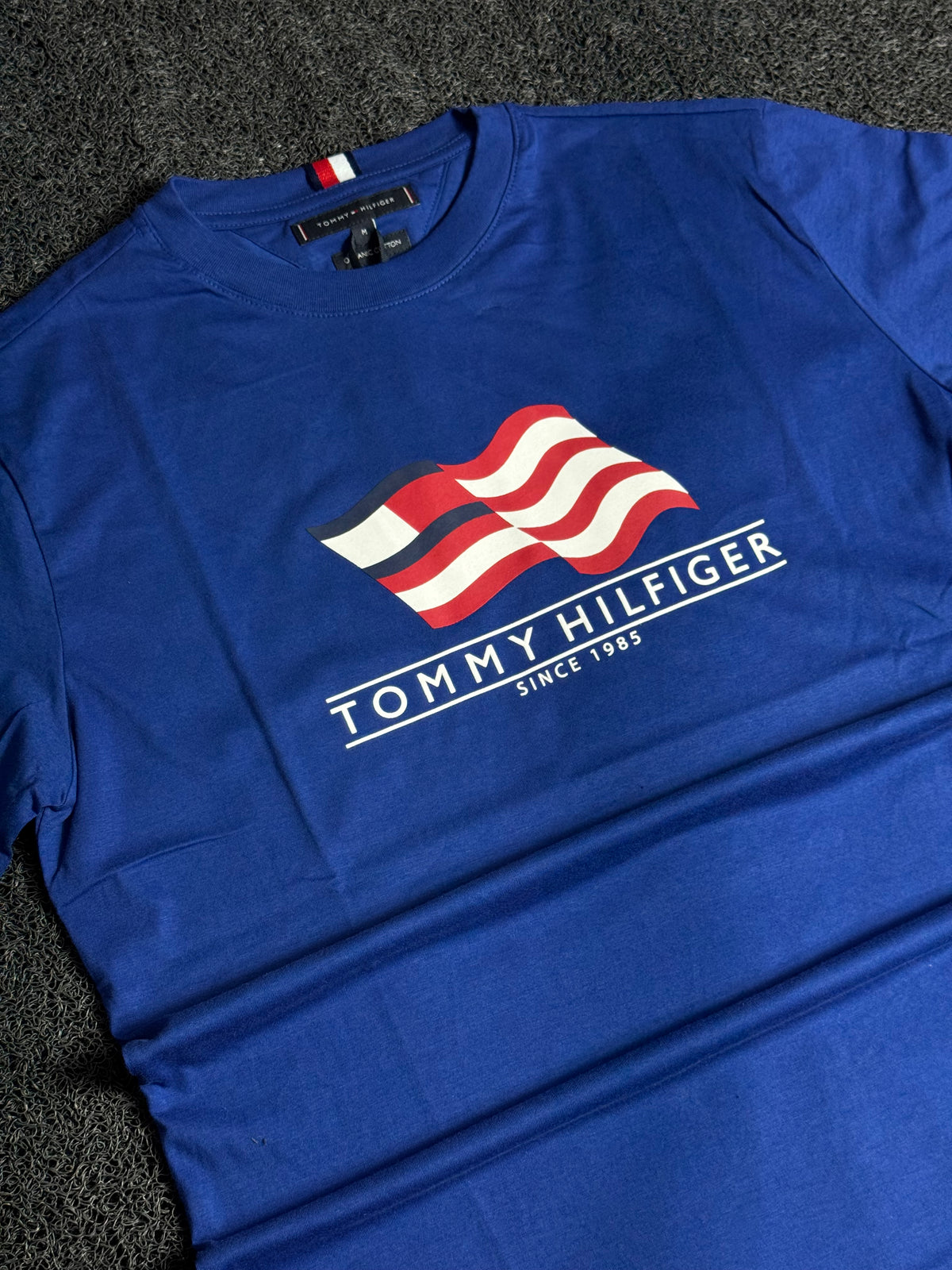 Camisa Tommy Hilfiger Masculina Azul royal — Estilo Casual